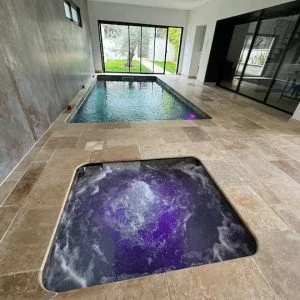 Apartamento com piscina coberta e jacuzzi