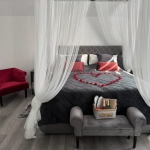 Apartamento romântico – tempo de descanso com sauna e banheira de hidromassagem