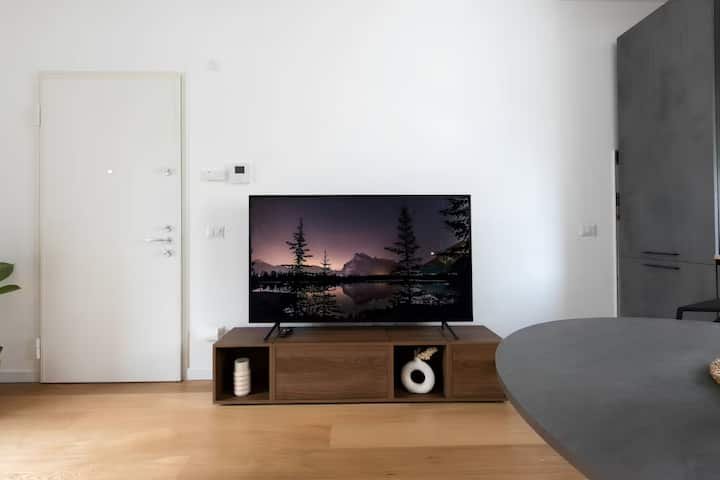 Casa Giada | Moderno Central 1BR + Estacionamento Fechado