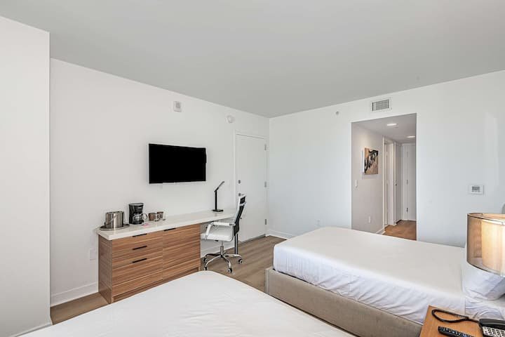 Estúdio encantador com vistas incríveis