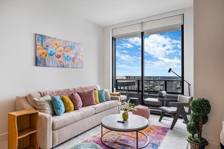 Cobertura*Novo 2024 Centro 1 cama 48º perto da Arena