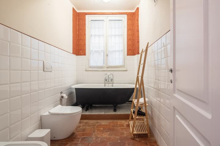 Casa fresca perto do aquário