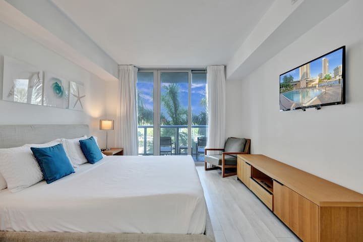 Apartamento ideal de 1 quarto a poucos passos do mar 410