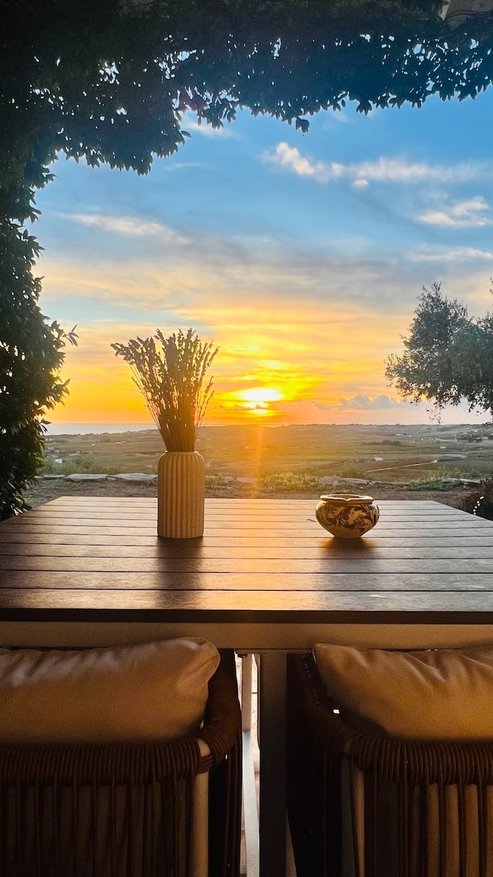 Casa de férias com vista deslumbrante para o mar