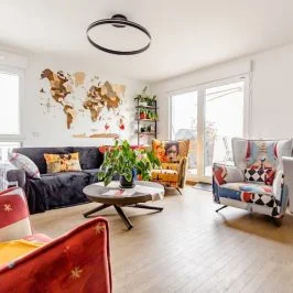 Quarto aconchegante para uma estadia em Paris