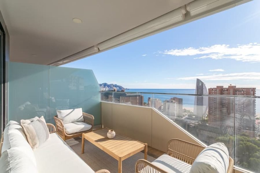 Vista para o mar | piscina aquecida | garagem | AC | fitness |