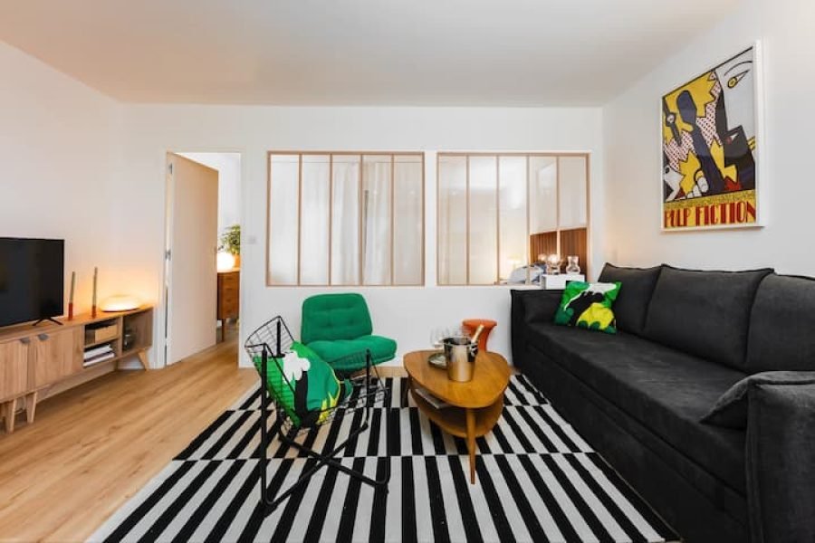 Novo apartamento com varanda/Perto de PARIS/Vista para o Sena