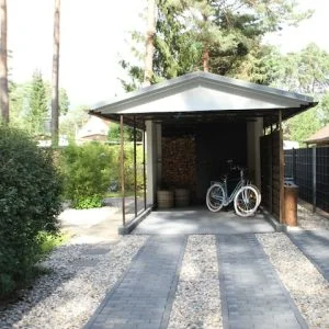 Bungalow na floresta para 2-3 pessoas/lareira sauna Wi-Fi