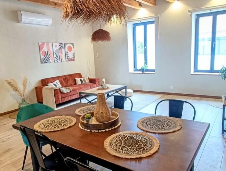 Casa com ar-condicionado e SPA