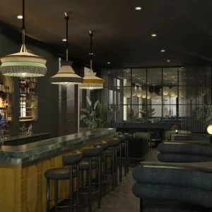 A vibe de um hotel boutique no coração de Berlim